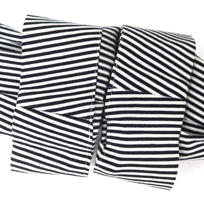 [Used] TOMORROWLAND Cotton Jersey Stripe Jacket Black x White [42] [Condition Rank B] [Men&