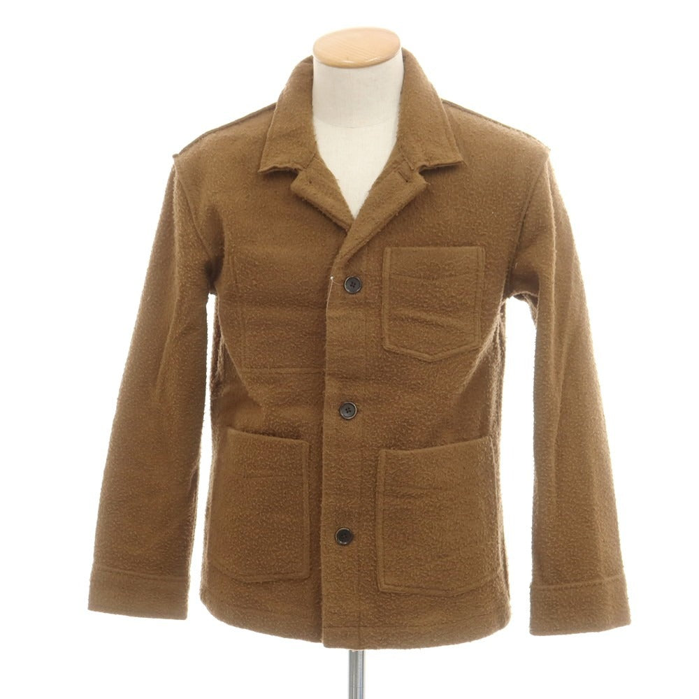 【中古】ジャーナルスタンダード レリューム JOURNAL STANDARD relume ウール ナイロン ワークジャケット ブラウン【サイズS】【 状態ランクB 】【 メンズ 】 [DPD]