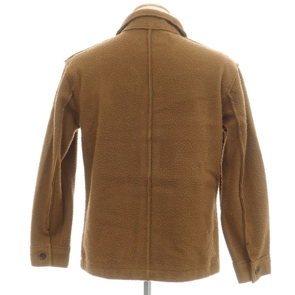 【中古】ジャーナルスタンダード レリューム JOURNAL STANDARD relume ウール ナイロン ワークジャケット ブラウン【サイズS】【 状態ランクB 】【 メンズ 】 [DPD]