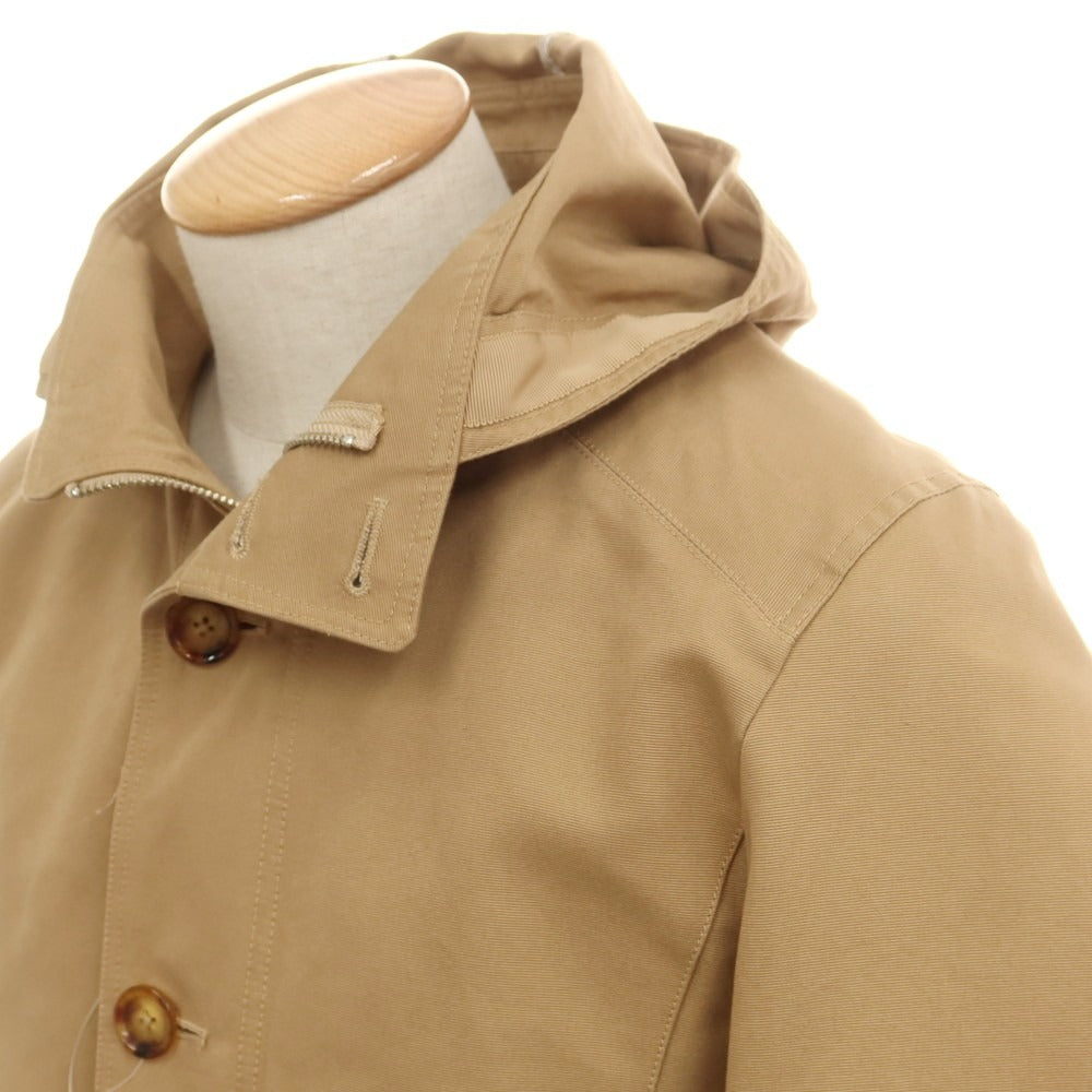【中古】ビューティアンドユースユナイテッドアローズ BEAUTY&amp;YOUTH UNITED ARROWS コットン ライナー付き フーデッドブルゾン ベージュ【 サイズS 】【 状態ランクB 】【 メンズ 】 [BPD]