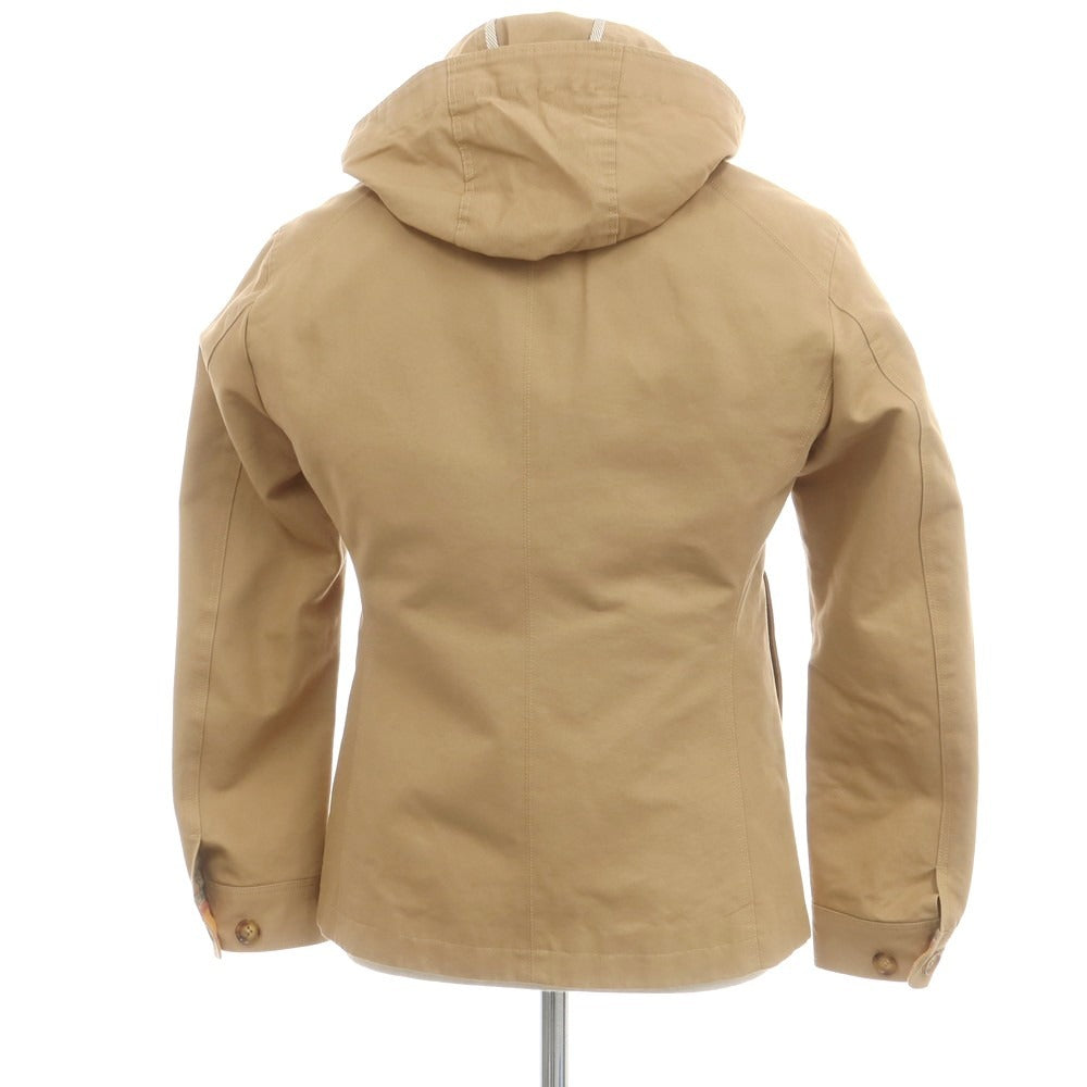 【中古】ビューティアンドユースユナイテッドアローズ BEAUTY&amp;YOUTH UNITED ARROWS コットン ライナー付き フーデッドブルゾン ベージュ【 サイズS 】【 状態ランクB 】【 メンズ 】 [BPD]