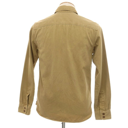 [Used] RRL DOUBLE RL Cotton Work Shirt Khaki Beige [XS] [Condition Rank B] [Men&
