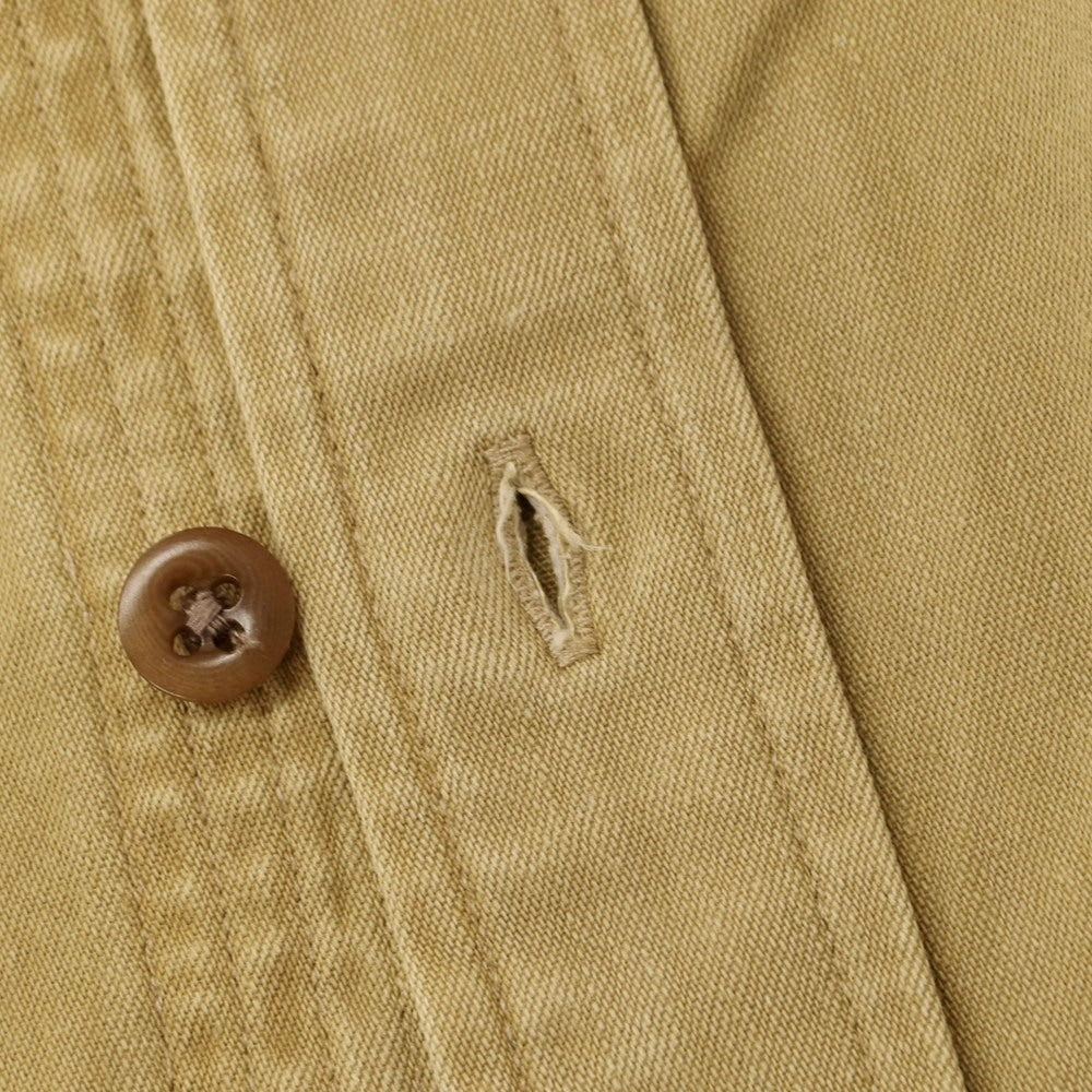 [Used] RRL DOUBLE RL Cotton Work Shirt Khaki Beige [XS] [Condition Rank B] [Men&