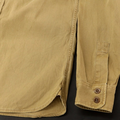 [Used] RRL DOUBLE RL Cotton Work Shirt Khaki Beige [XS] [Condition Rank B] [Men&