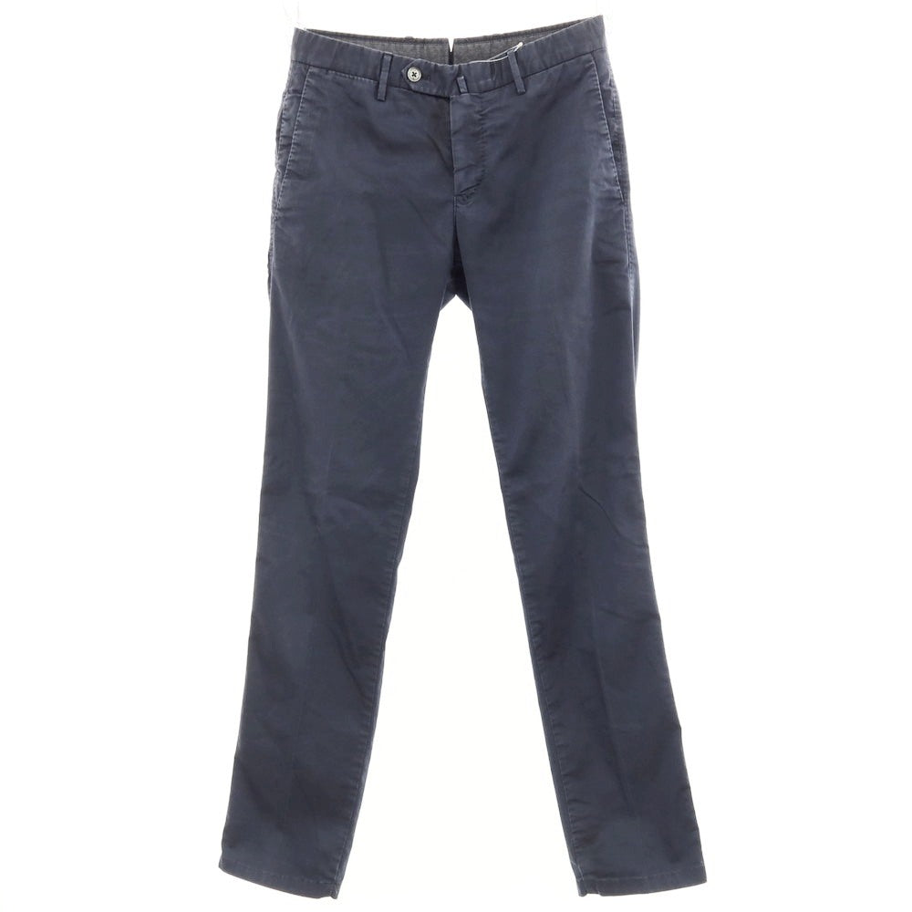[Used] PT TORINO Stretch Cotton Nylon Polyester Casual Slacks Pants Navy [42] [Condition Rank C] [Men&