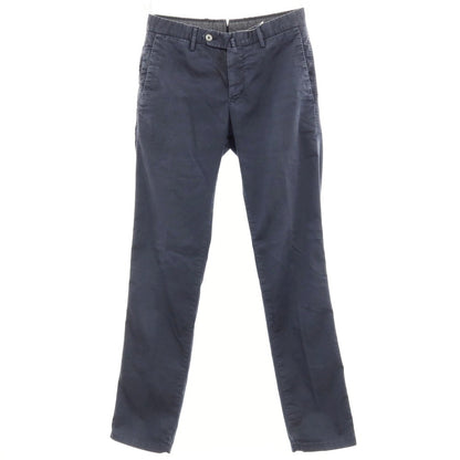[Used] PT TORINO Stretch Cotton Nylon Polyester Casual Slacks Pants Navy [42] [Condition Rank C] [Men&