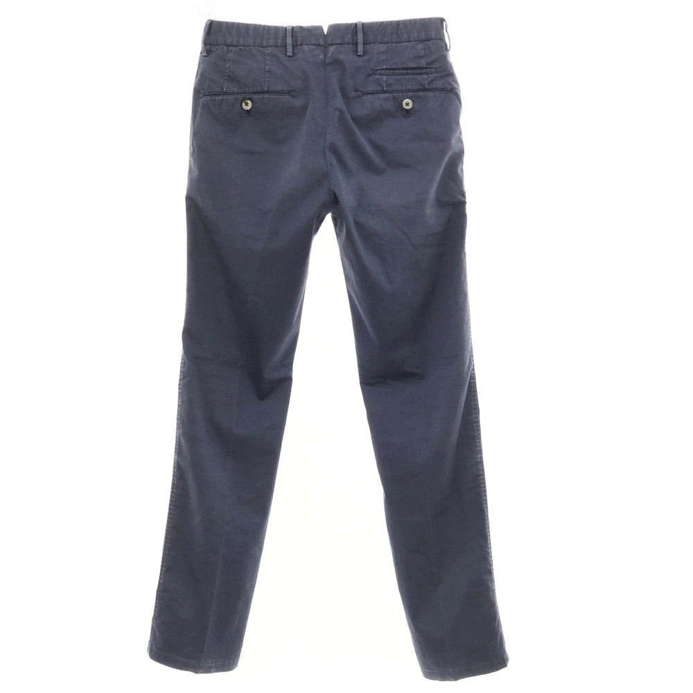 [Used] PT TORINO Stretch Cotton Nylon Polyester Casual Slacks Pants Navy [42] [Condition Rank C] [Men&