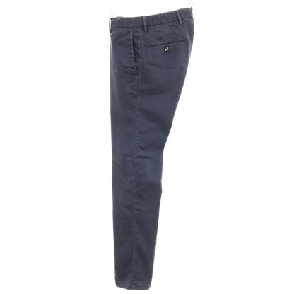 [Used] PT TORINO Stretch Cotton Nylon Polyester Casual Slacks Pants Navy [42] [Condition Rank C] [Men&