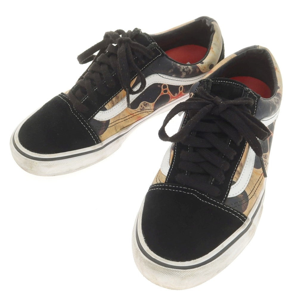 【中古】バンズ VANS × Andres Serrano VANS 2017年秋冬 Blood and Semen Old Skool スニーカー オレンジxブラック【 27.5cm 】【 状態ランクC 】【 メンズ 】
