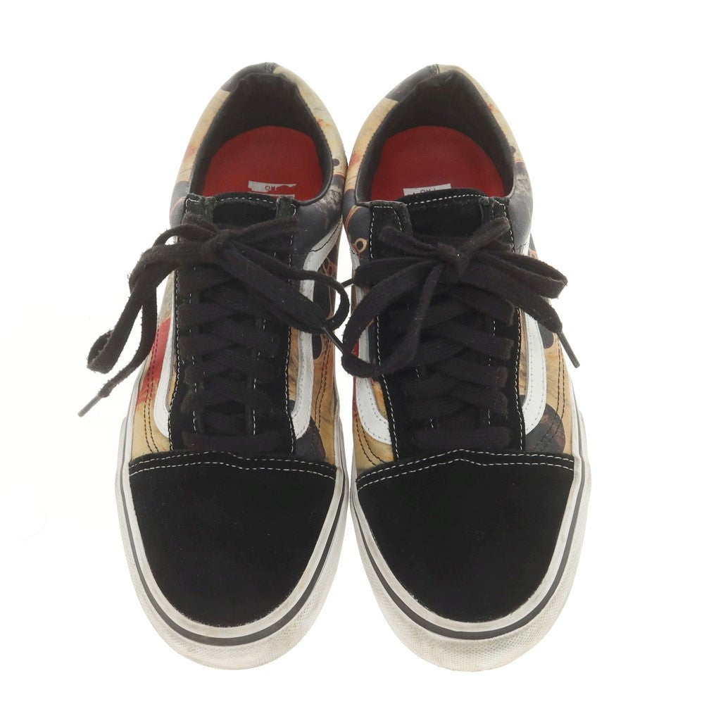 【中古】バンズ VANS × Andres Serrano VANS 2017年秋冬 Blood and Semen Old Skool スニーカー オレンジxブラック【 27.5cm 】【 状態ランクC 】【 メンズ 】