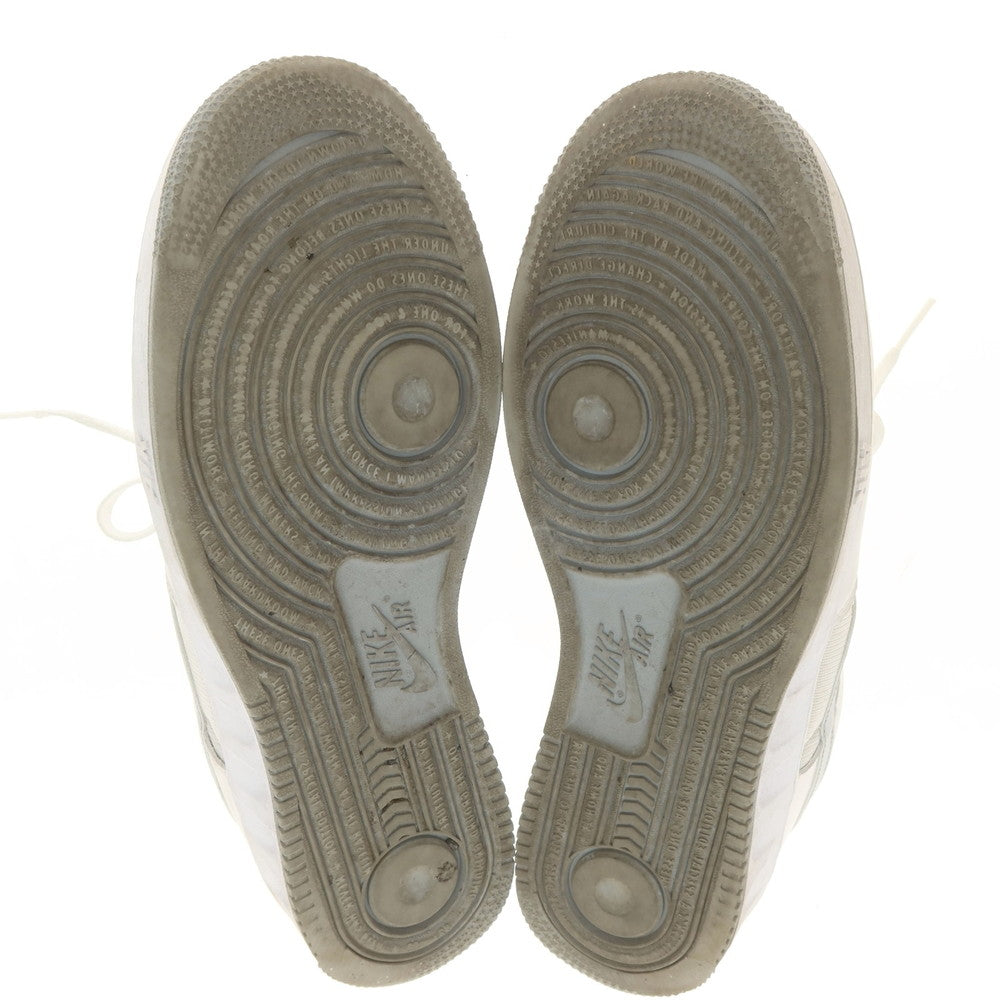 [Used] Nike Air Force 1 Low Unity sneakers, white x silver [27cm] [Condition: C] [Men&
