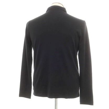 【中古】【未使用】ザノーネ ZANONE ピマコットン 長袖ポロシャツ ブラック【 50 】【 状態ランクS 】【 メンズ 】
