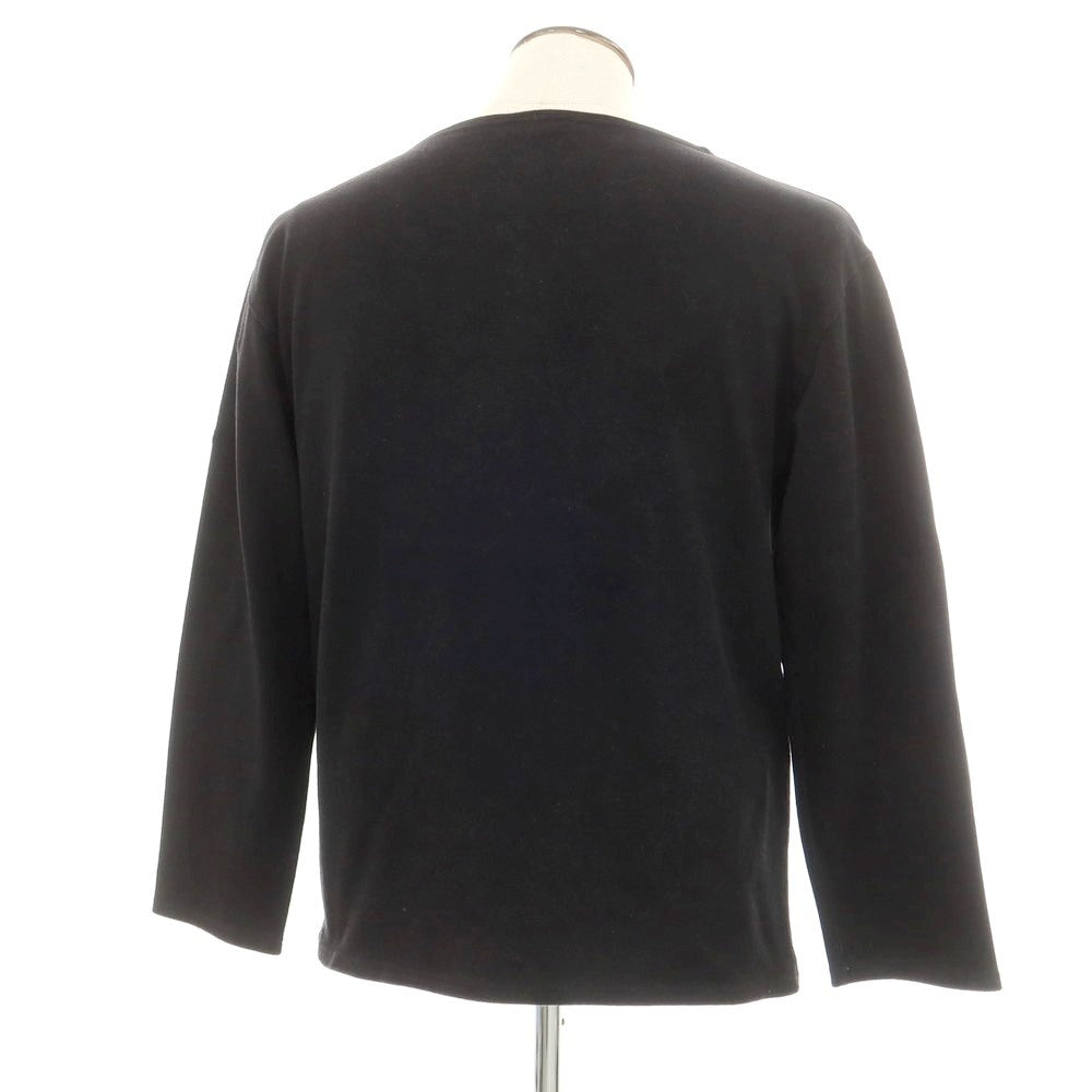 [Used] Saint James SAINT JAMES Cotton Boat Neck Basque Shirt Long Sleeve T-Shirt Black [8] [Condition Rank B] [Men&