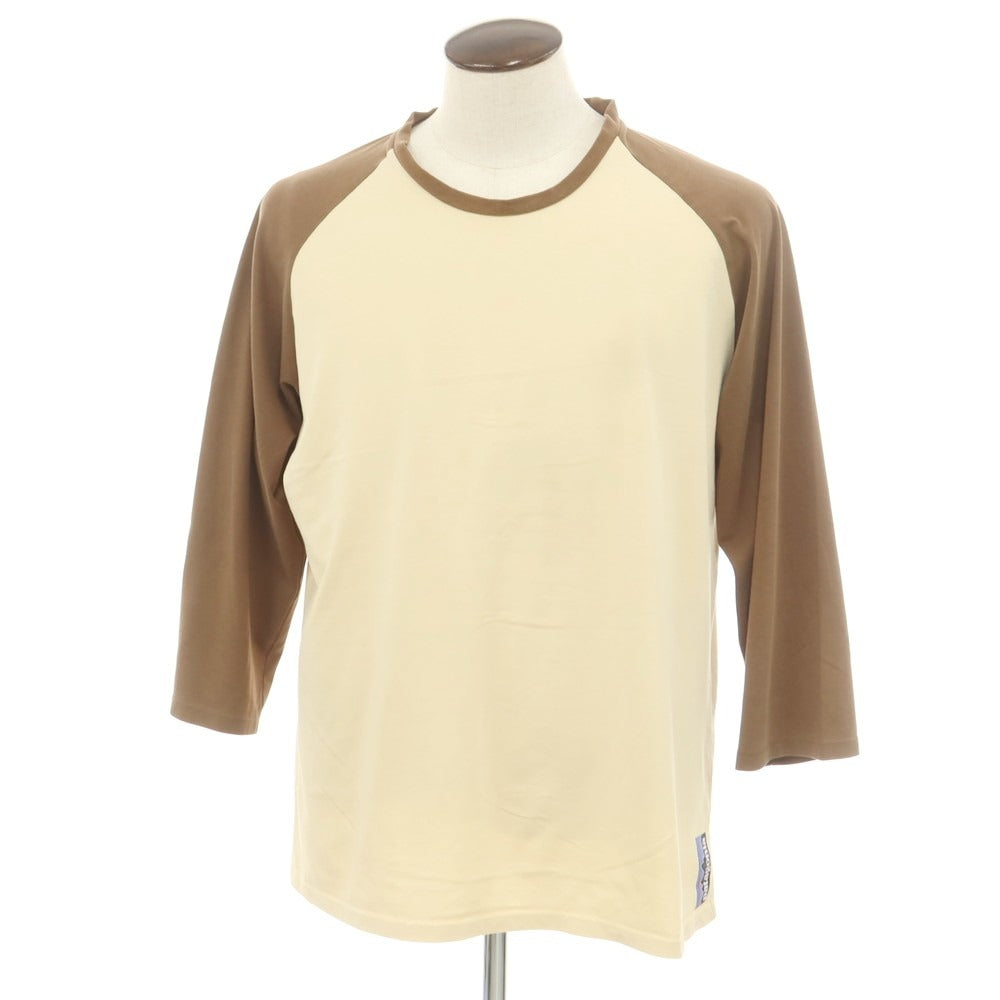 [Used] Patagonia Cotton Polyester Crew Neck T-Shirt Cut and Sewn Beige x Brown [L] [Condition Rank C] [Men&