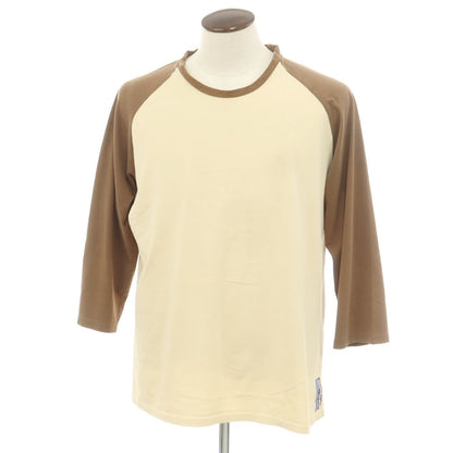 [Used] Patagonia Cotton Polyester Crew Neck T-Shirt Cut and Sewn Beige x Brown [L] [Condition Rank C] [Men&