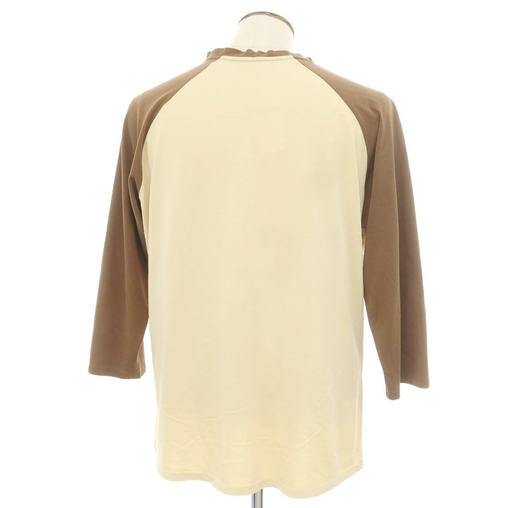 [Used] Patagonia Cotton Polyester Crew Neck T-Shirt Cut and Sewn Beige x Brown [L] [Condition Rank C] [Men&