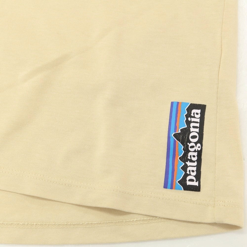 [Used] Patagonia Cotton Polyester Crew Neck T-Shirt Cut and Sewn Beige x Brown [L] [Condition Rank C] [Men&