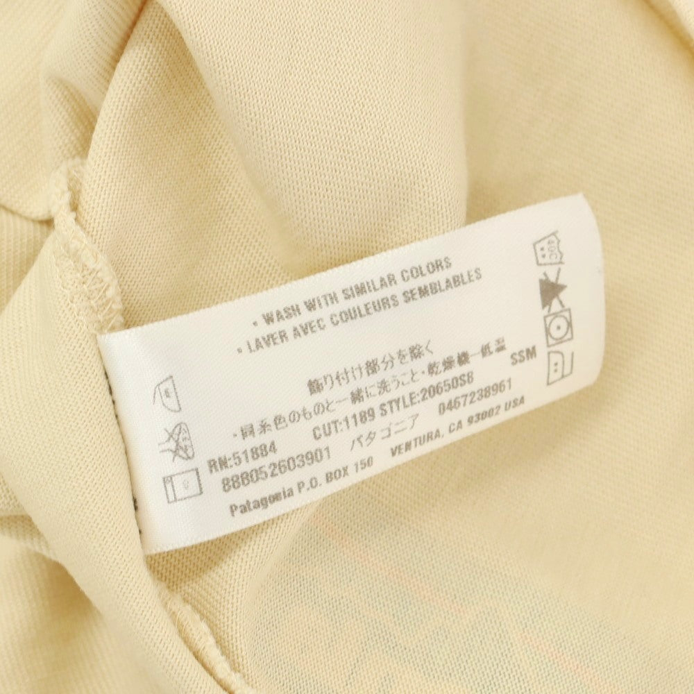 [Used] Patagonia Cotton Polyester Crew Neck T-Shirt Cut and Sewn Beige x Brown [L] [Condition Rank C] [Men&