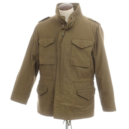 【中古】ヒューストン HOUSTON コットン 中綿 M-65 ミリタリージャケット オリーブ【 Ｌ 】【 状態ランクB 】【 メンズ 】