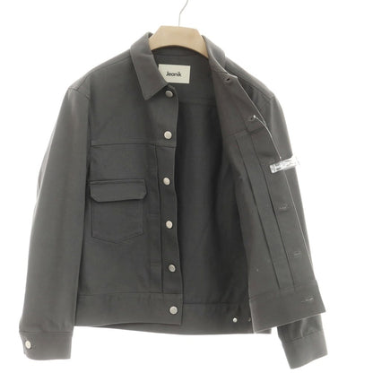 [Used] Jeanik Cotton Trucker Jacket, Gray [L] [Condition Rank B] [Men&