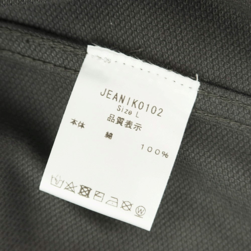 [Used] Jeanik Cotton Trucker Jacket, Gray [L] [Condition Rank B] [Men&