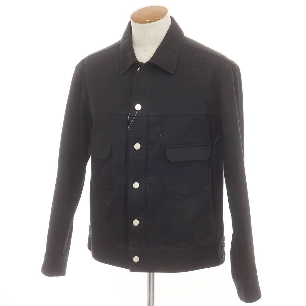 [Used] Jeanik Cotton Trucker Jacket Black [L] [Condition Rank B] [Men&