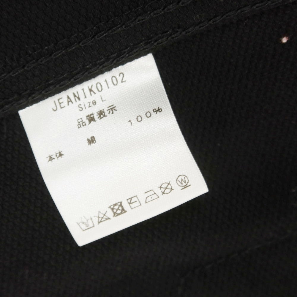 [Used] Jeanik Cotton Trucker Jacket Black [L] [Condition Rank B] [Men&