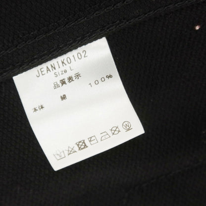 [Used] Jeanik Cotton Trucker Jacket Black [L] [Condition Rank B] [Men&