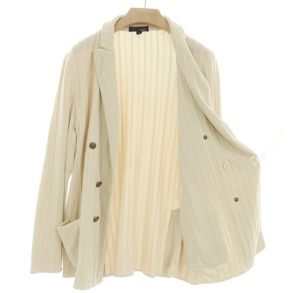 [Used] LARDINI Cotton Knit Jacket Beige [M] [Condition Rank B] [Men&