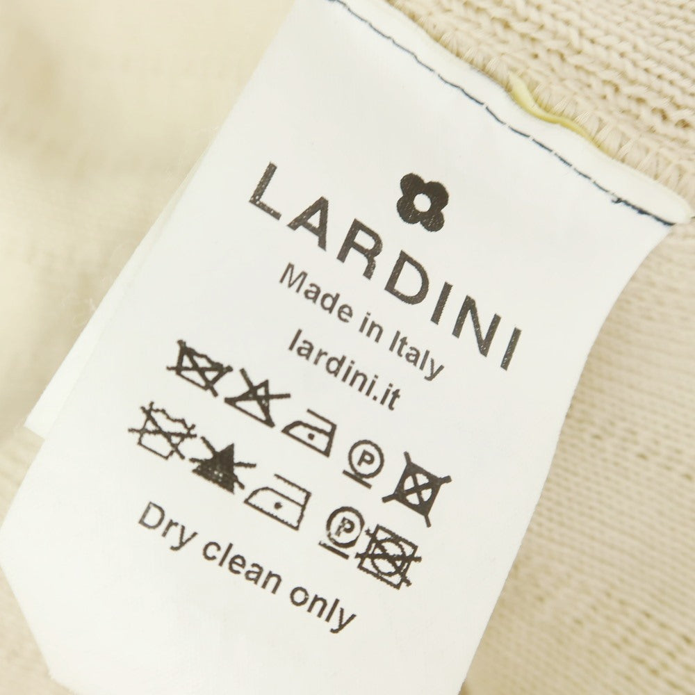 [Used] LARDINI Cotton Knit Jacket Beige [M] [Condition Rank B] [Men&