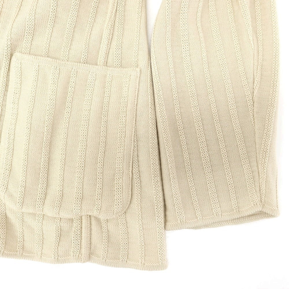 [Used] LARDINI Cotton Knit Jacket Beige [M] [Condition Rank B] [Men&
