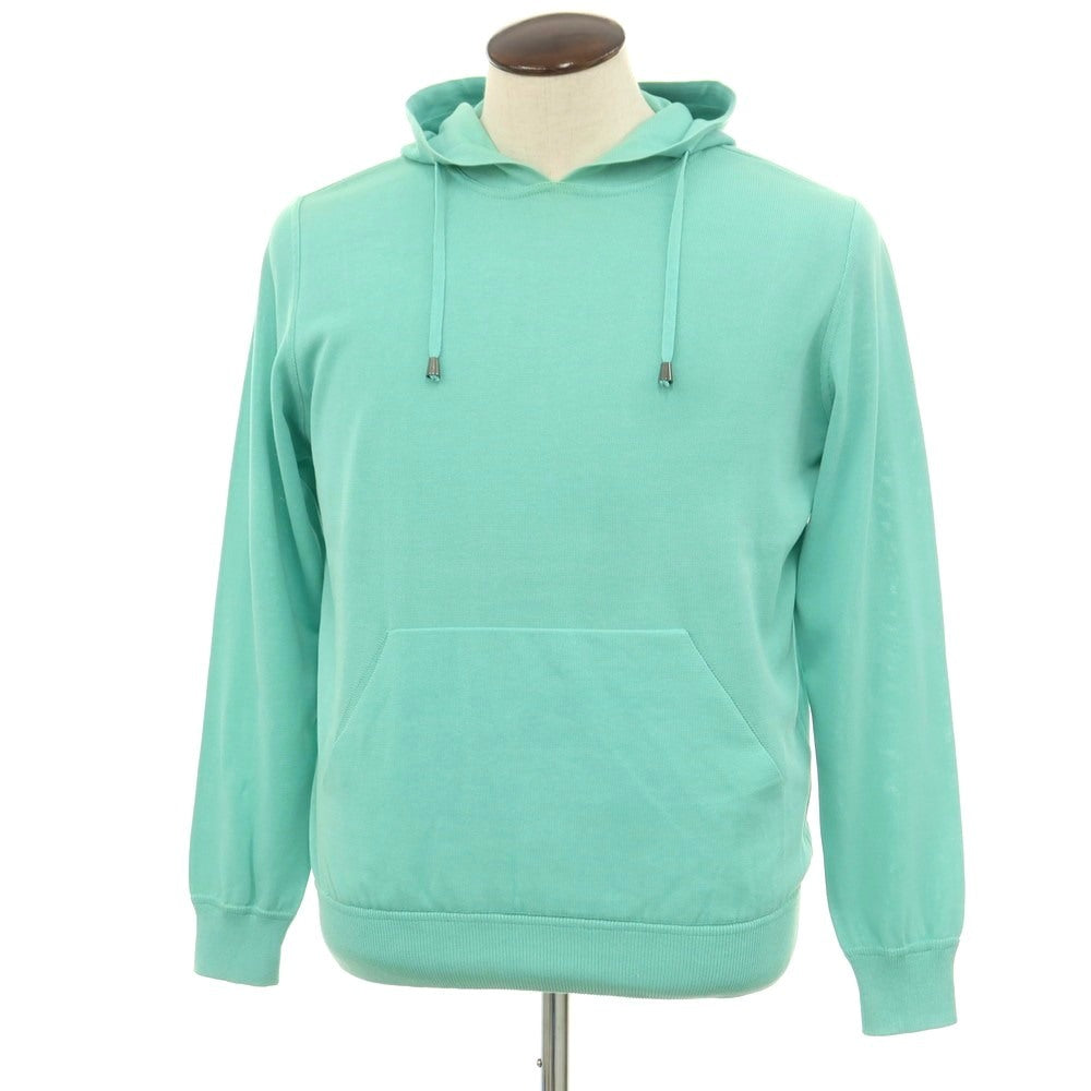 [Used] Filippo de Laurentis FILIPPO DE LAURENTIIS high gauge cotton knit pullover hoodie mint green [50] [Condition rank C] [Men&