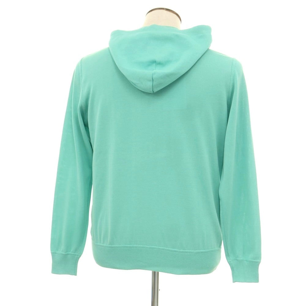 [Used] Filippo de Laurentis FILIPPO DE LAURENTIIS high gauge cotton knit pullover hoodie mint green [50] [Condition rank C] [Men&