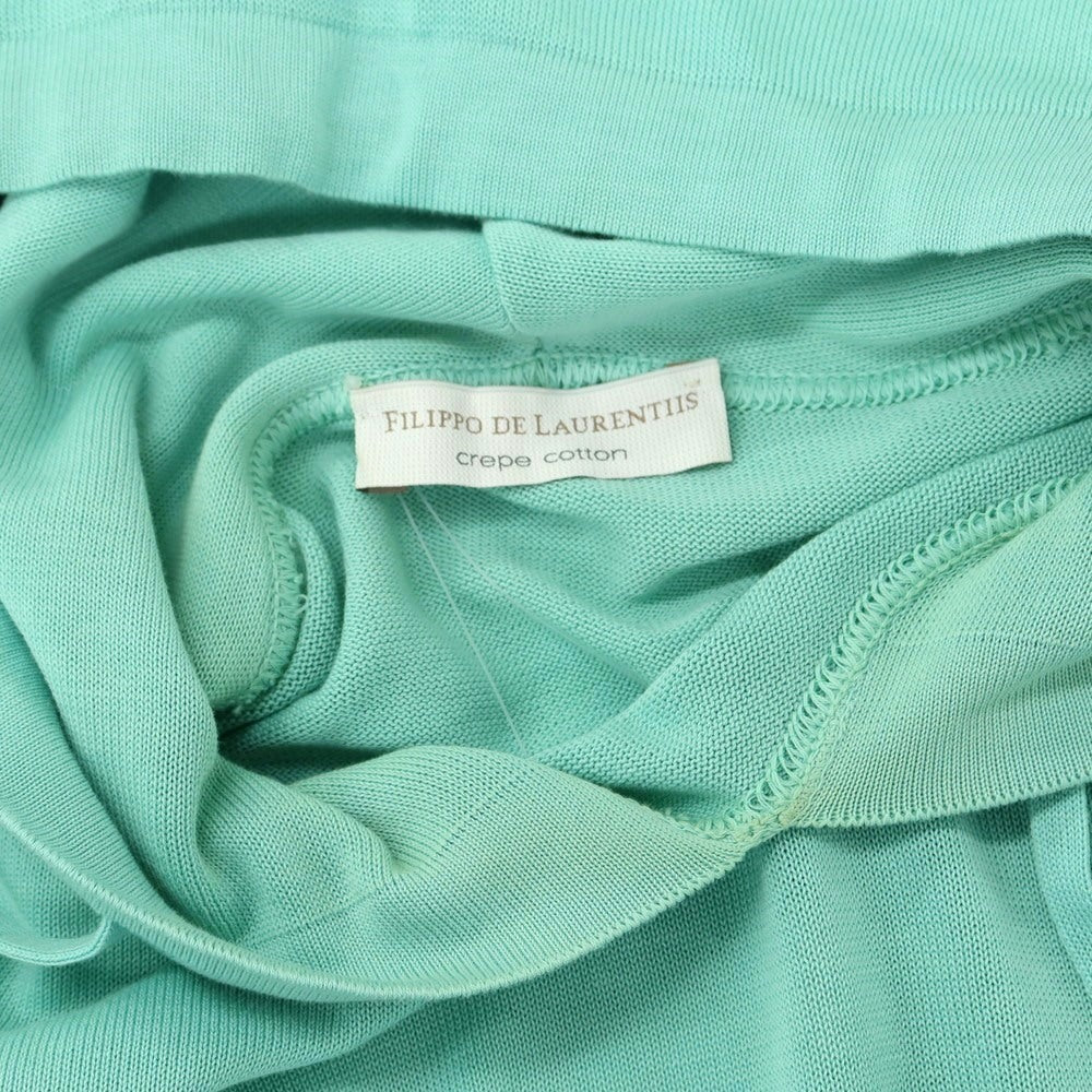 [Used] Filippo de Laurentis FILIPPO DE LAURENTIIS high gauge cotton knit pullover hoodie mint green [50] [Condition rank C] [Men&