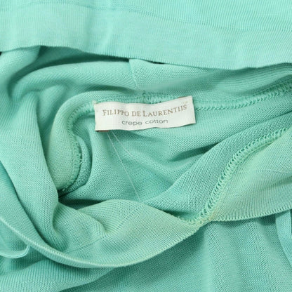 [Used] Filippo de Laurentis FILIPPO DE LAURENTIIS high gauge cotton knit pullover hoodie mint green [50] [Condition rank C] [Men&