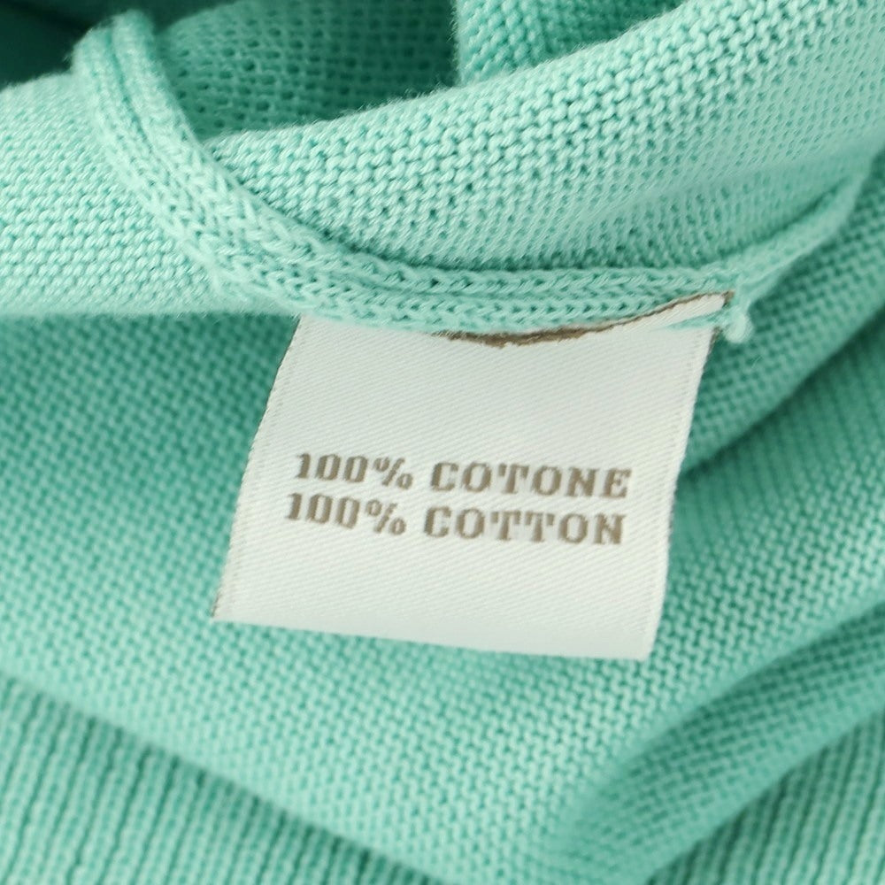 [Used] Filippo de Laurentis FILIPPO DE LAURENTIIS high gauge cotton knit pullover hoodie mint green [50] [Condition rank C] [Men&