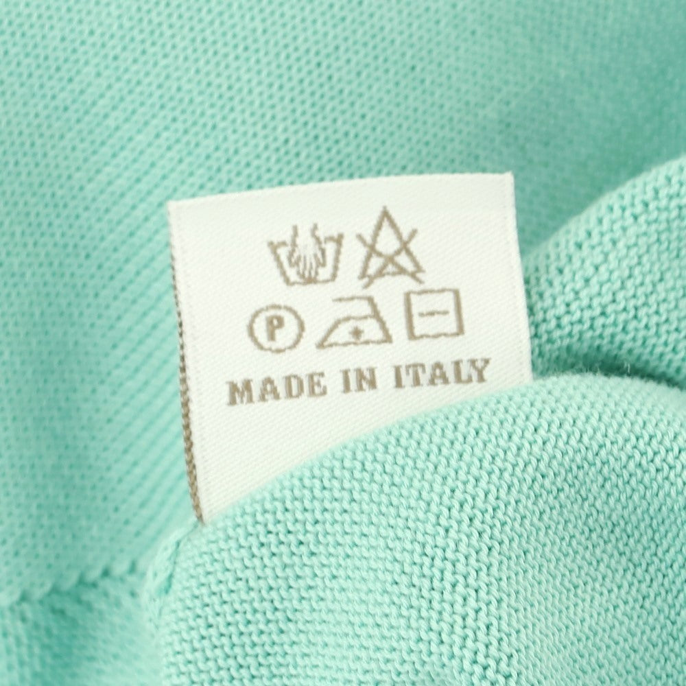[Used] Filippo de Laurentis FILIPPO DE LAURENTIIS high gauge cotton knit pullover hoodie mint green [50] [Condition rank C] [Men&