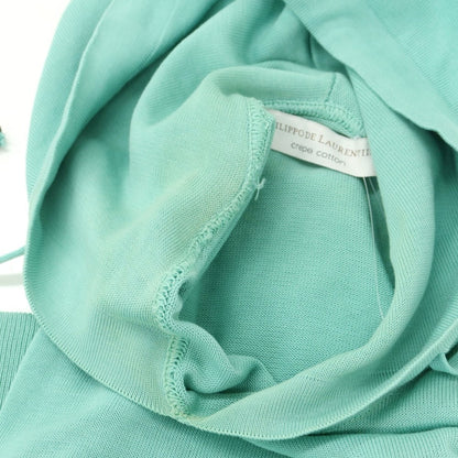 [Used] Filippo de Laurentis FILIPPO DE LAURENTIIS high gauge cotton knit pullover hoodie mint green [50] [Condition rank C] [Men&