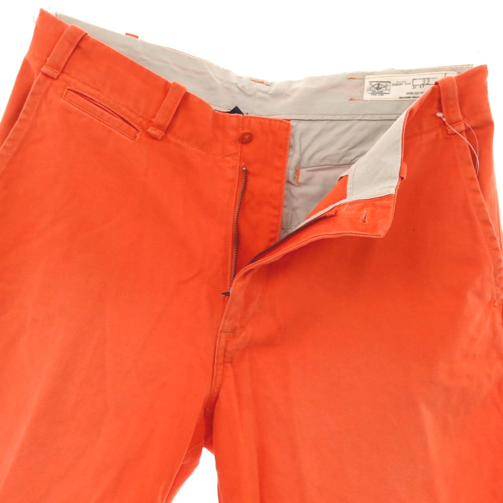 [Used] Polo Ralph Lauren Cotton Shorts Orange [33] [Condition Rank C] [Men&