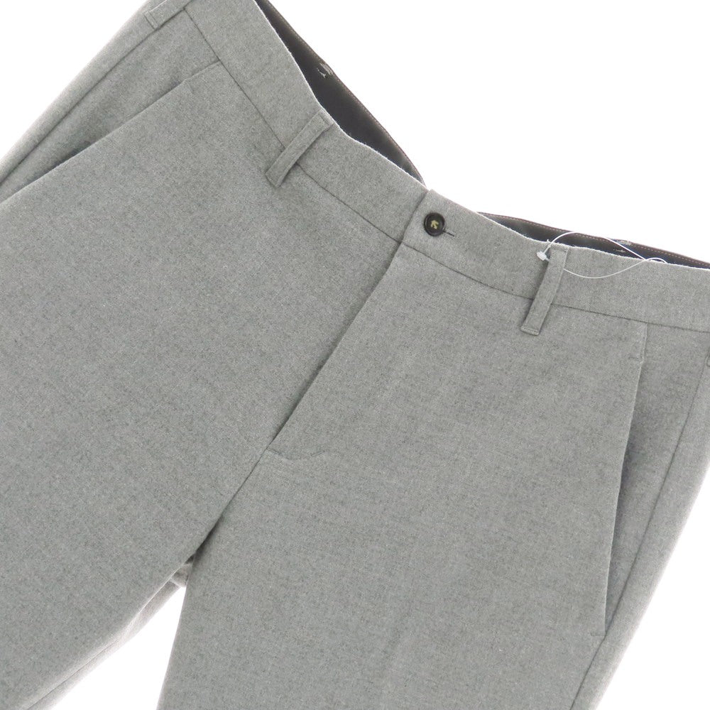 【中古】デサント DESCENTE ストレッチ ポリエステルレーヨン カジュアルスラックスパンツ グレー【サイズ2XO】【 状態ランクC 】【 メンズ 】[CPD]