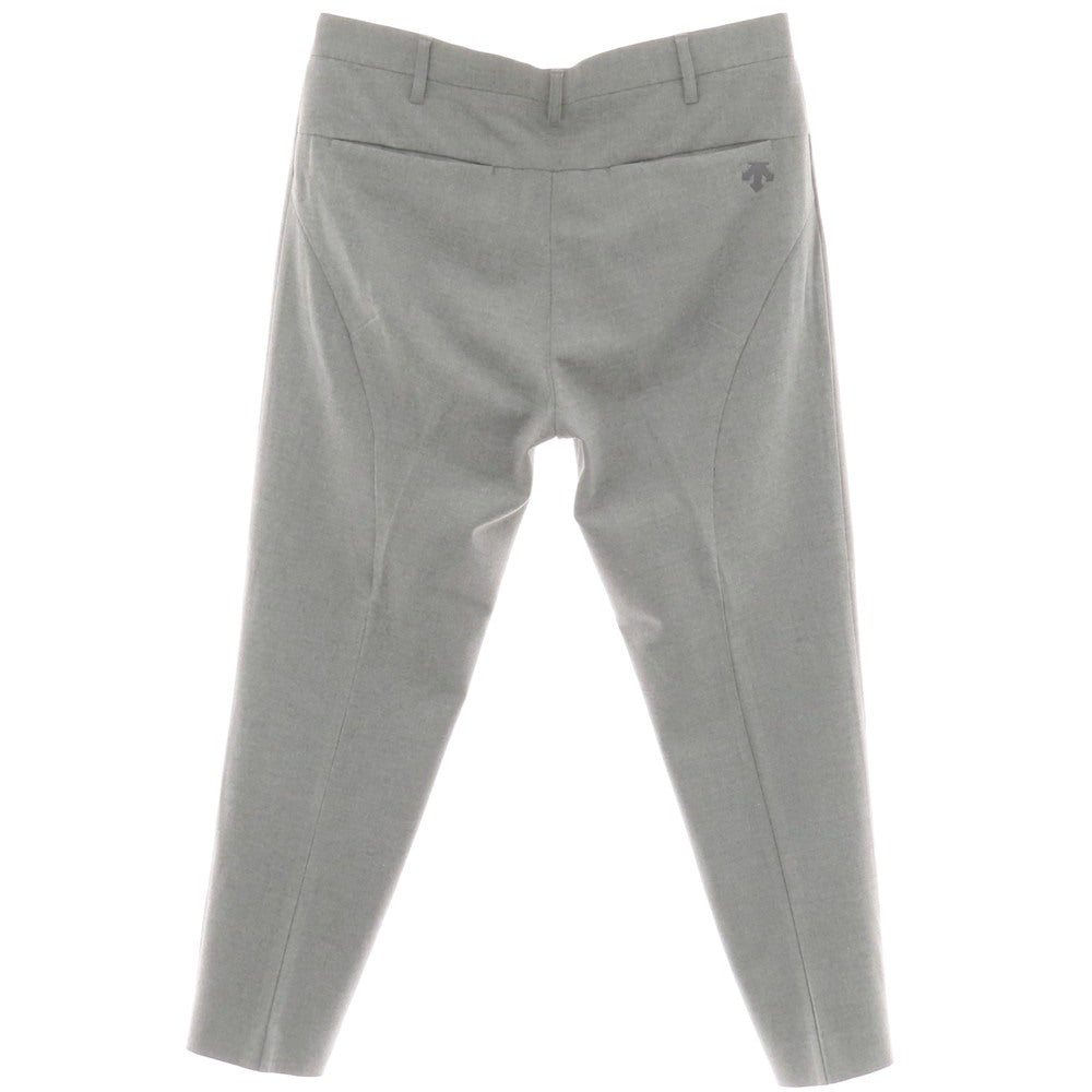 【中古】デサント DESCENTE ストレッチ ポリエステルレーヨン カジュアルスラックスパンツ グレー【サイズ2XO】【 状態ランクC 】【 メンズ 】[CPD]
