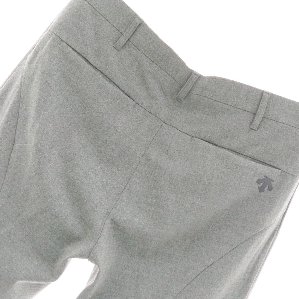 【中古】デサント DESCENTE ストレッチ ポリエステルレーヨン カジュアルスラックスパンツ グレー【サイズ2XO】【 状態ランクC 】【 メンズ 】[CPD]