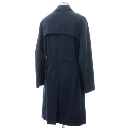 【新品】ドルモア DRUMOHR ウールポリウレタン ステンカラーコート ネイビー【 48 】【 状態ランクN 】【 メンズ 】