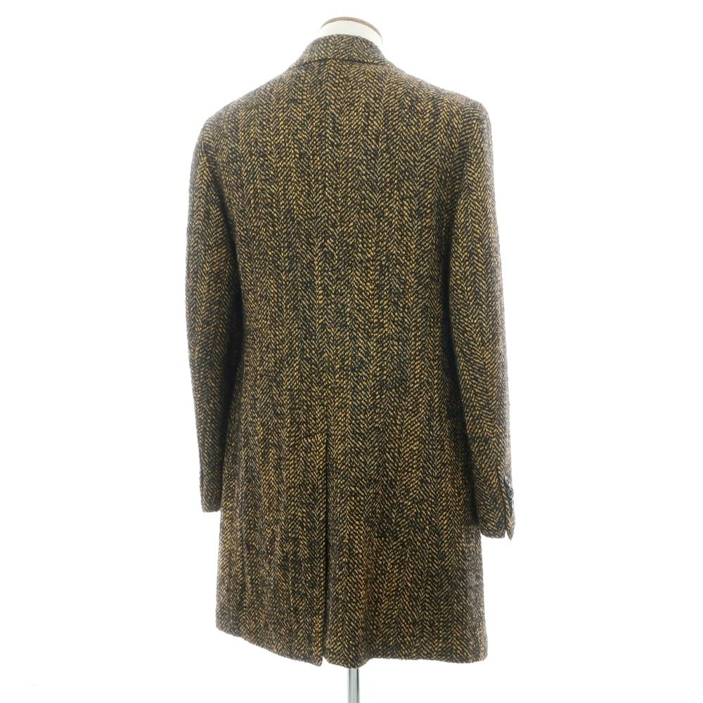 【新品】ドルモア DRUMOHR チェスターフィールドコート イエローxブラック【サイズ48】【 状態ランクN 】【 メンズ 】[EPD]