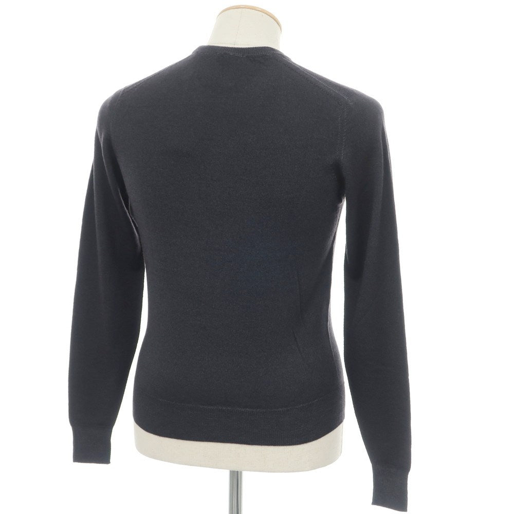 【新品】ドルモア DRUMOHR ハイゲージ ウール クルーネック  プルオーバーニット ダークグレー【 42 】【 状態ランクN 】【 メンズ 】