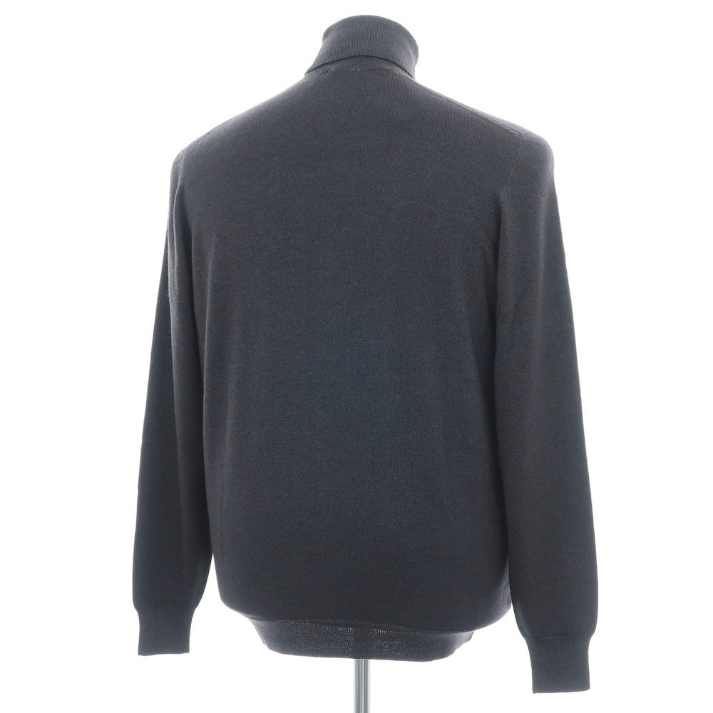 【新品】ドルモア DRUMOHR ハイゲージ メリノウール タートルネック  プルオーバーニット ダークグレー【 52 】【 状態ランクN 】【 メンズ 】