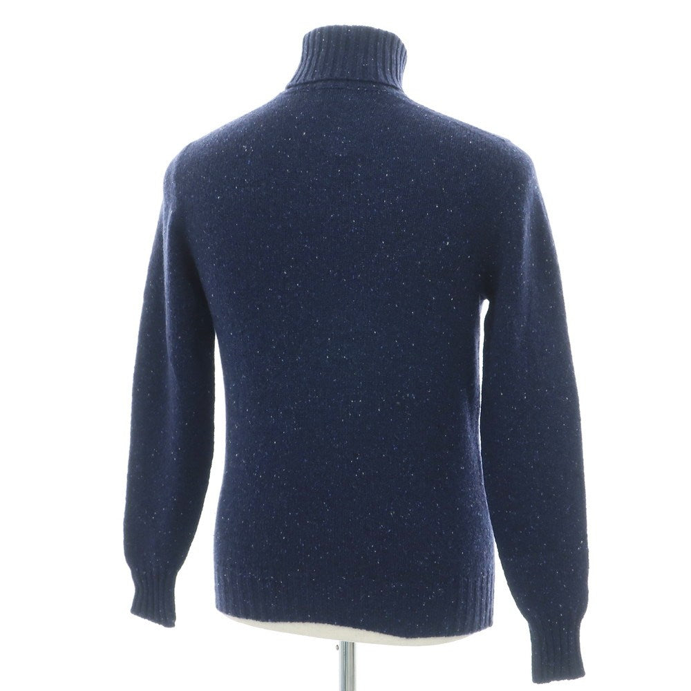 【新品】ドルモア DRUMOHR カシミヤウール タートルネック プルオーバーニット ネイビー【 44 】【 状態ランクN 】【 メンズ 】