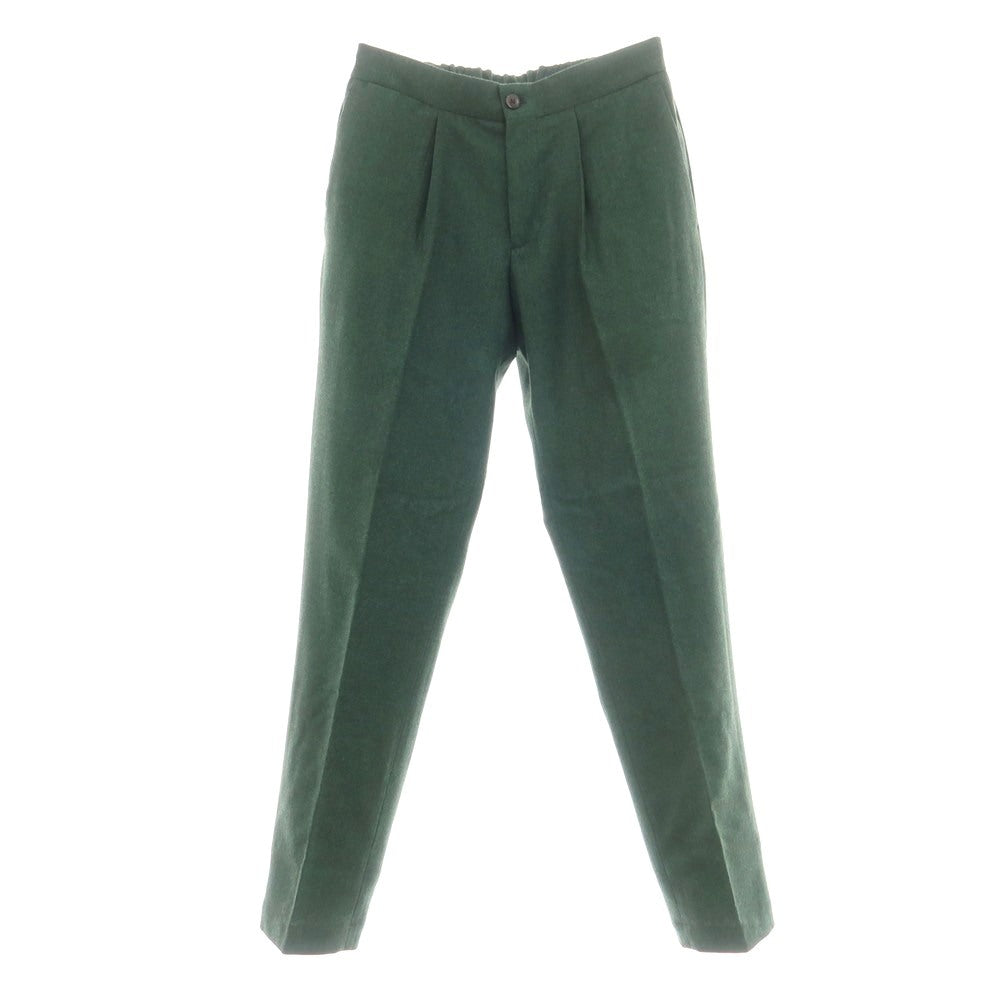 【新品】デヴォレ インチピット DEVORE Incipit  ウール イージースラックスパンツ ダークグリーン【 44 】【 状態ランクN 】【 メンズ 】