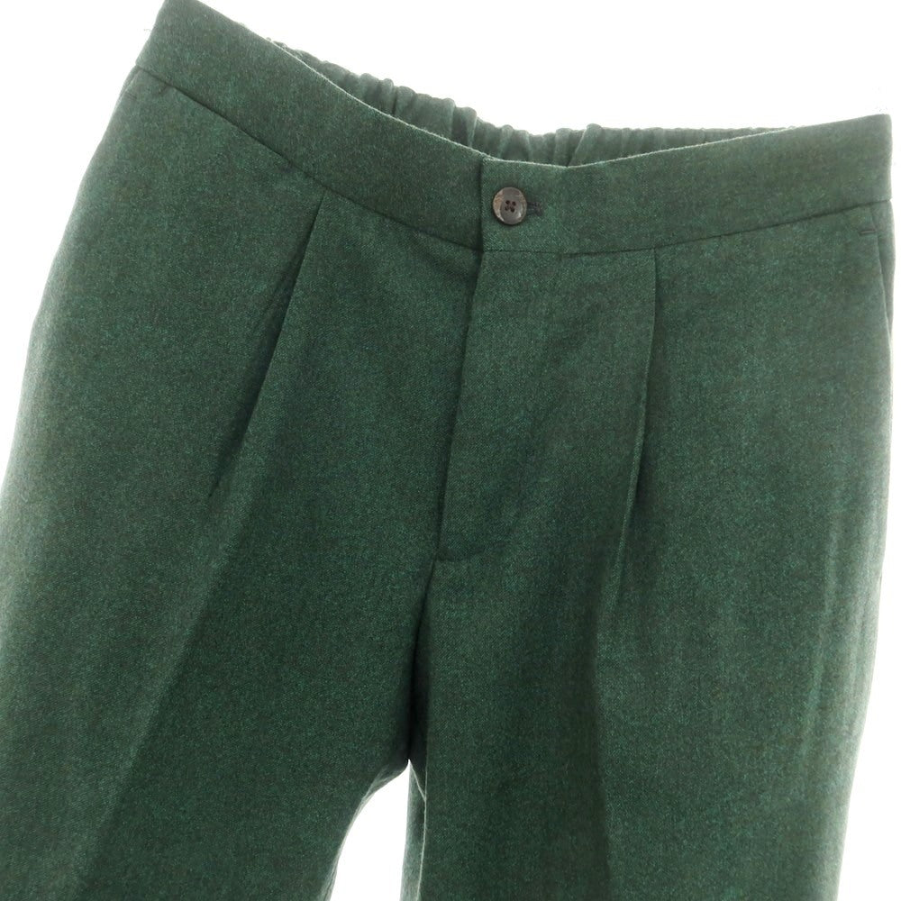 【新品】デヴォレ インチピット DEVORE Incipit ウール イージースラックスパンツ ダークグリーン【 44 】【 状態ランクN 】【 メンズ 】