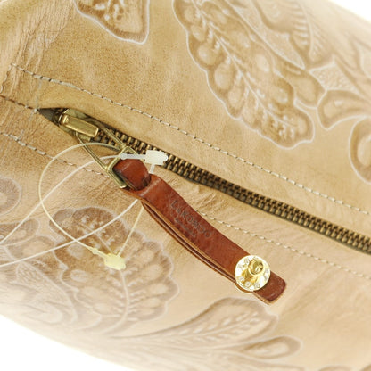 【中古】ルコンド L&amp;KONDO カービング加工レザー クッション ベージュ【 S 】【 状態ランクA 】【 ユニセックス 】